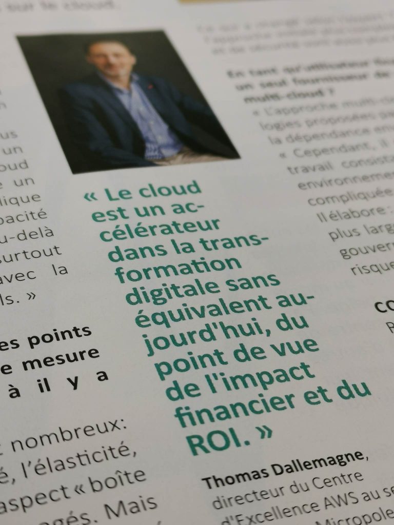 "Le cloud : un accélérateur dans la transformation digitale" | DataNews